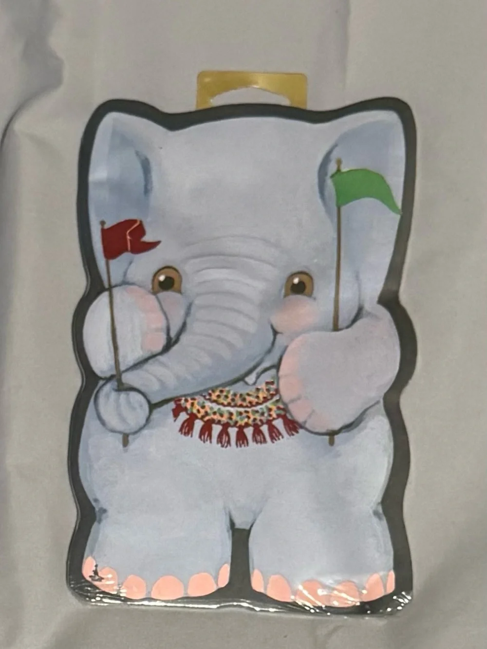 Elephant Notepad with foil accents- Vintage